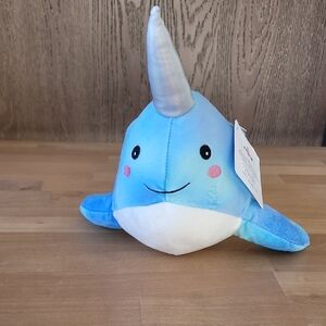 Blue Narwhal Plush Toy